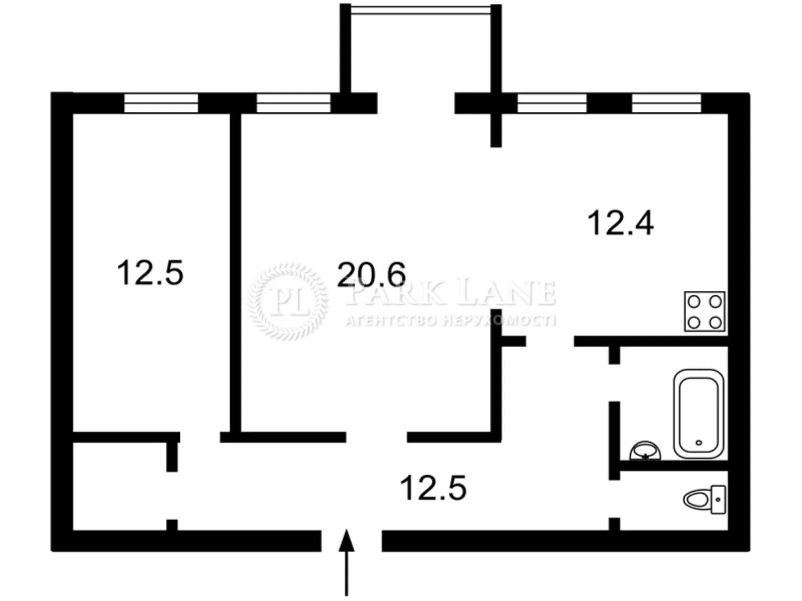 Продается 2-комнатная квартира 69 кв. м в Киеве, ул. Владимирская, 81 - фото 1