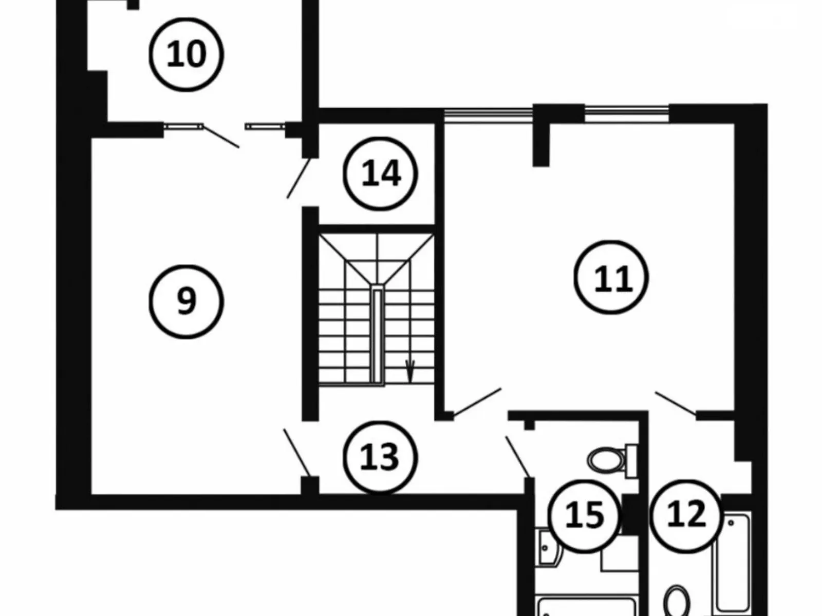 Продається 3-кімнатна квартира 132.08 кв. м у Львові, вул. Стрийська, 108