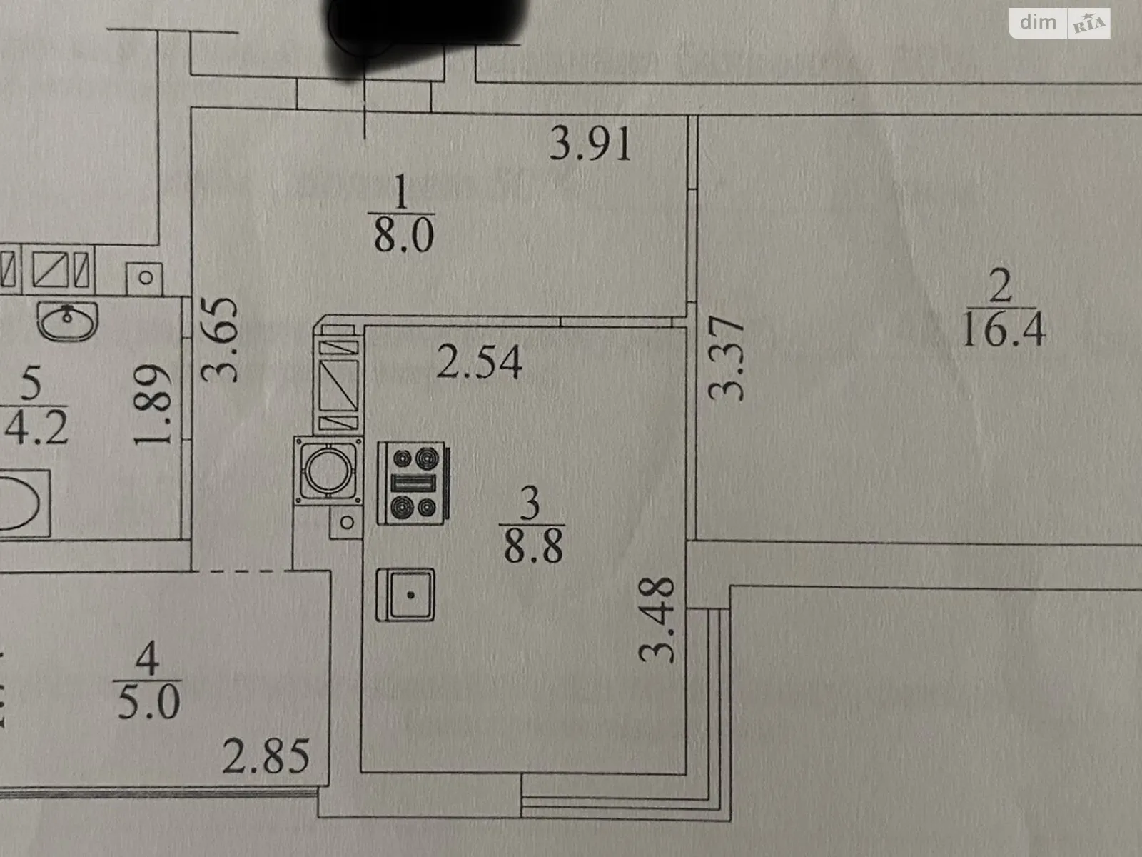 Продається 1-кімнатна квартира 43 кв. м у Гостомелі, вул. Прорізна, 7