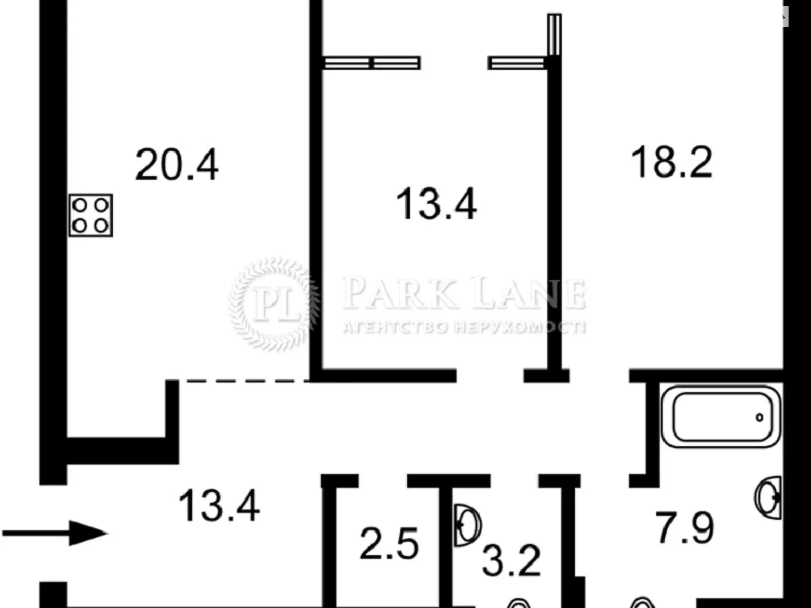 Продается 2-комнатная квартира 84 кв. м в Киеве, ул. Причальная, 12 - фото 1