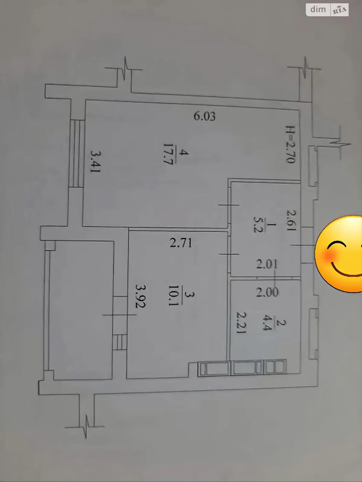 Продается 1-комнатная квартира 38 кв. м в Харькове, ул. Полтавский Шлях, 184А корпус 8