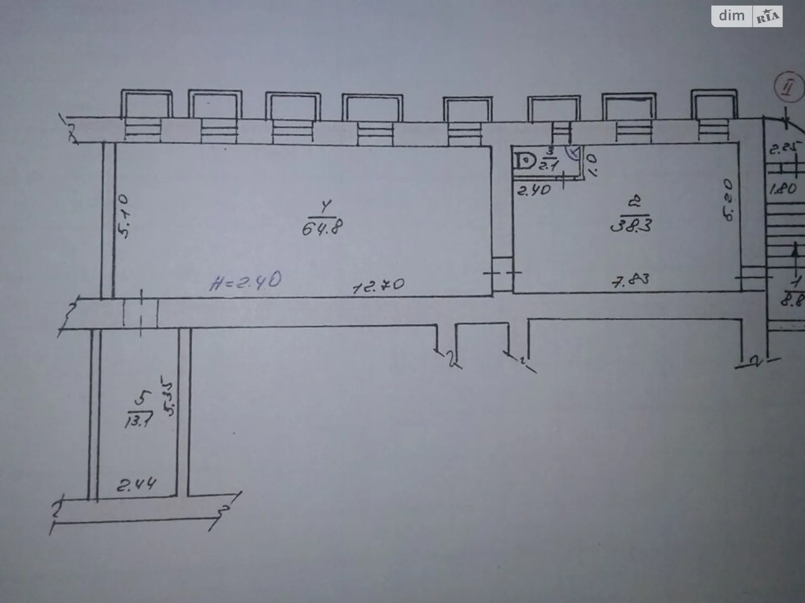 Продается объект сферы услуг 113 кв. м в 3-этажном здании, цена: 23000 $