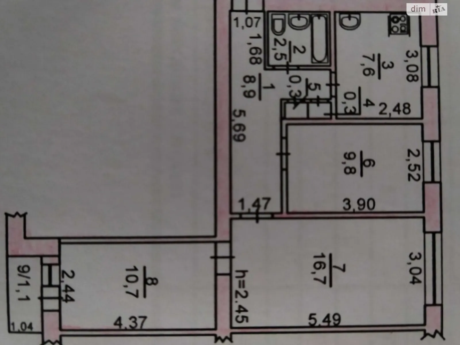 Продается 3-комнатная квартира 60 кв. м в Николаеве, цена: 30450 $ - фото 1