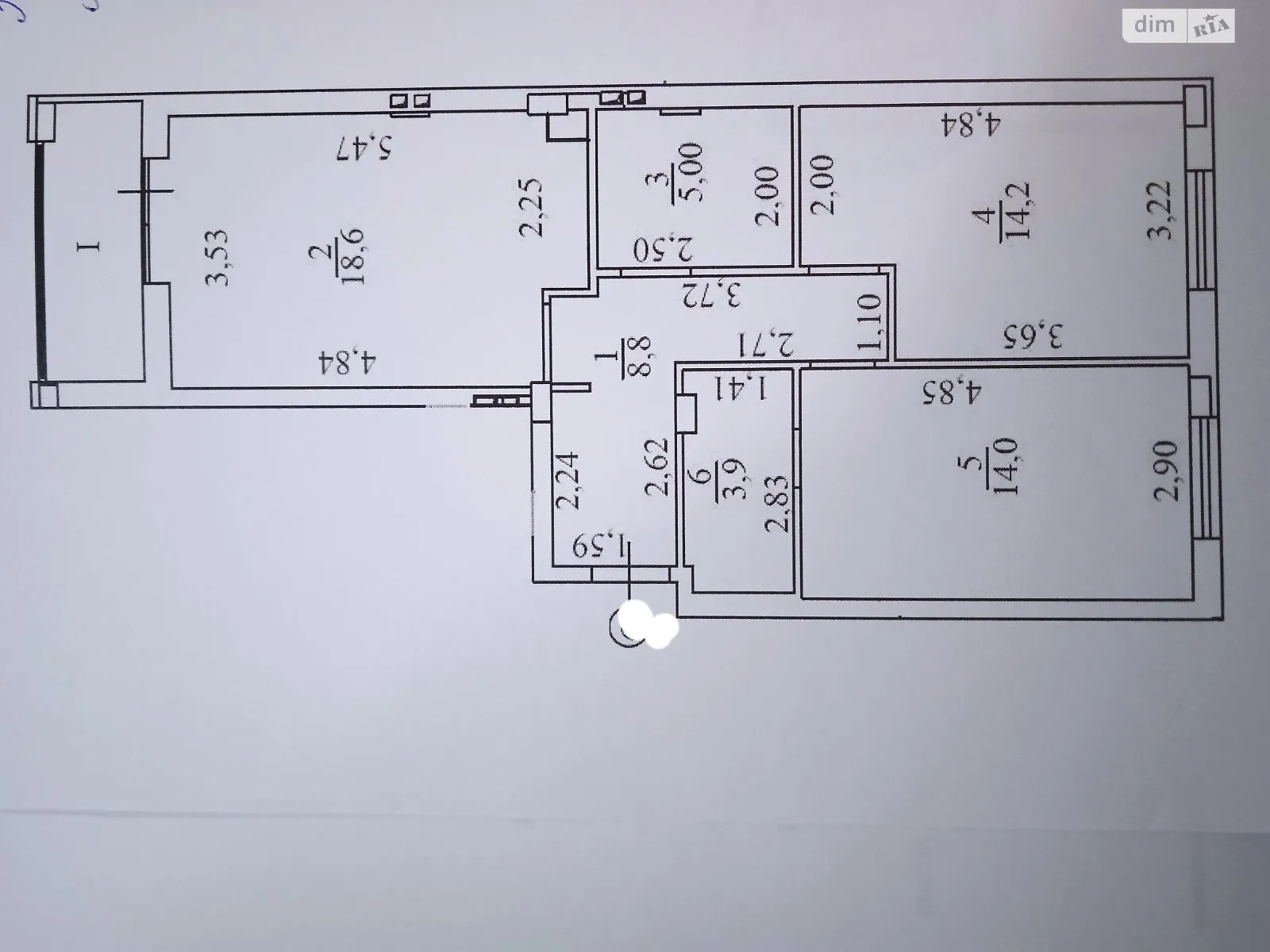 Продается 2-комнатная квартира 69 кв. м в Одессе, ул. Слободская, 56