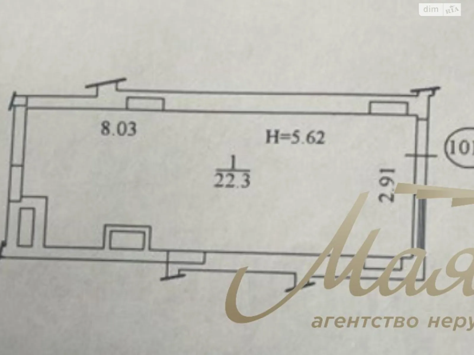 Сдается в аренду помещения свободного назначения 22 кв. м в 9-этажном здании, цена: 132000 $