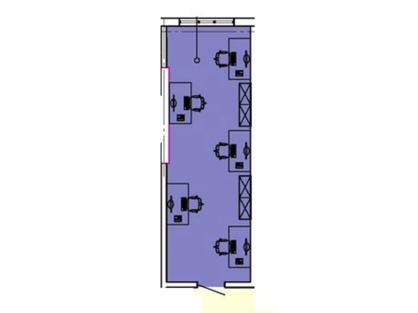 Продається офіс 113.1 кв. м в бізнес-центрі, цена: 186615 $