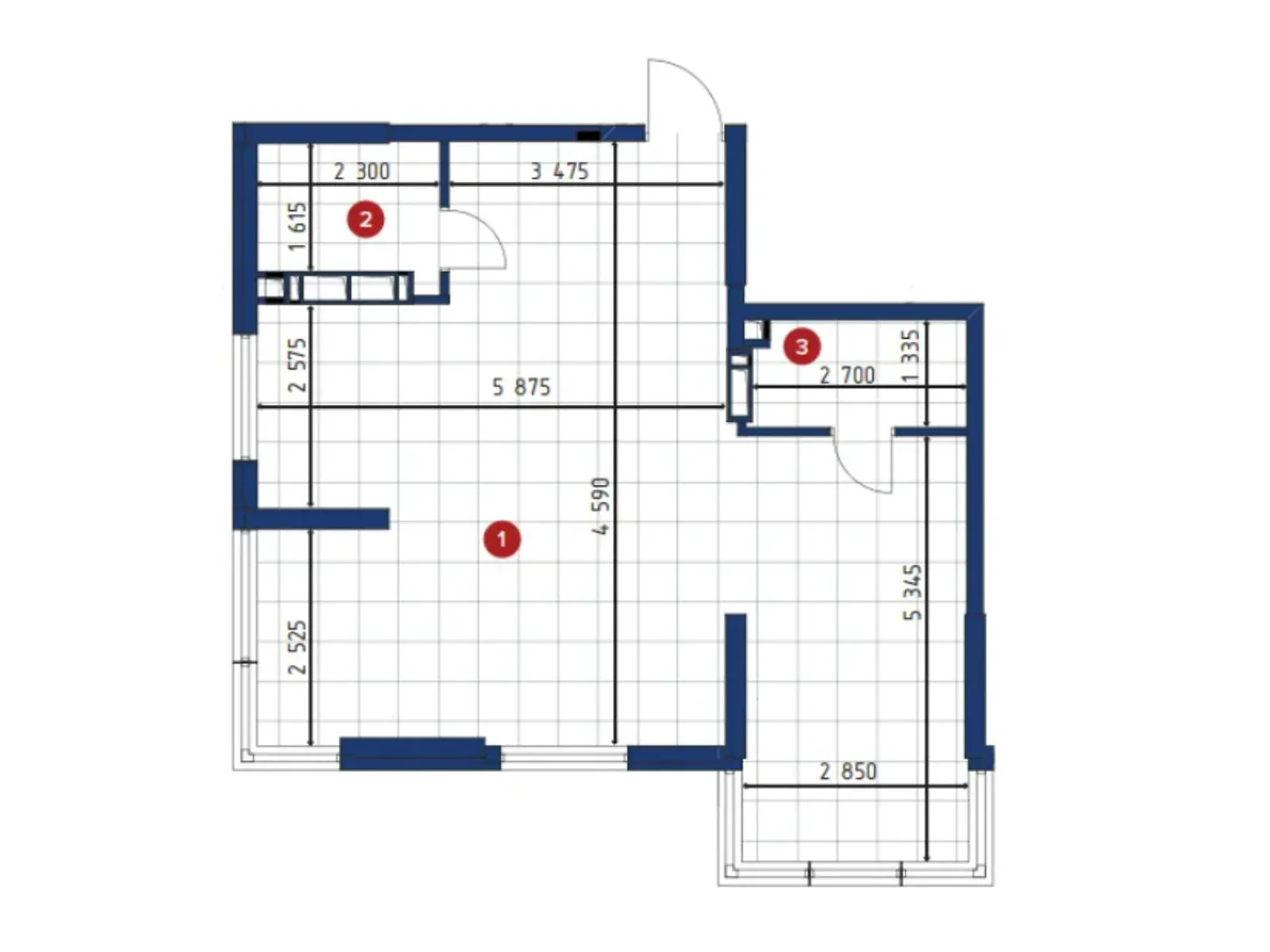 Продается 2-комнатная квартира 60 кв. м в Киеве, ул. Академика Булаховского, 2 - фото 1