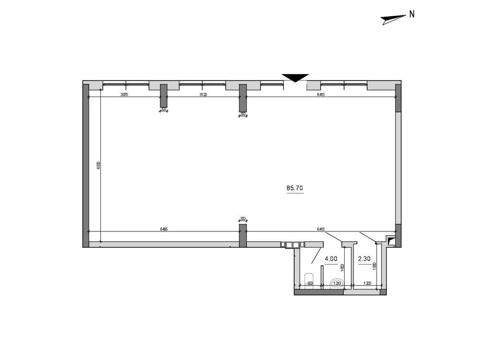 Продается офис 92 кв. м в бизнес-центре, цена: 222389 $ - фото 1