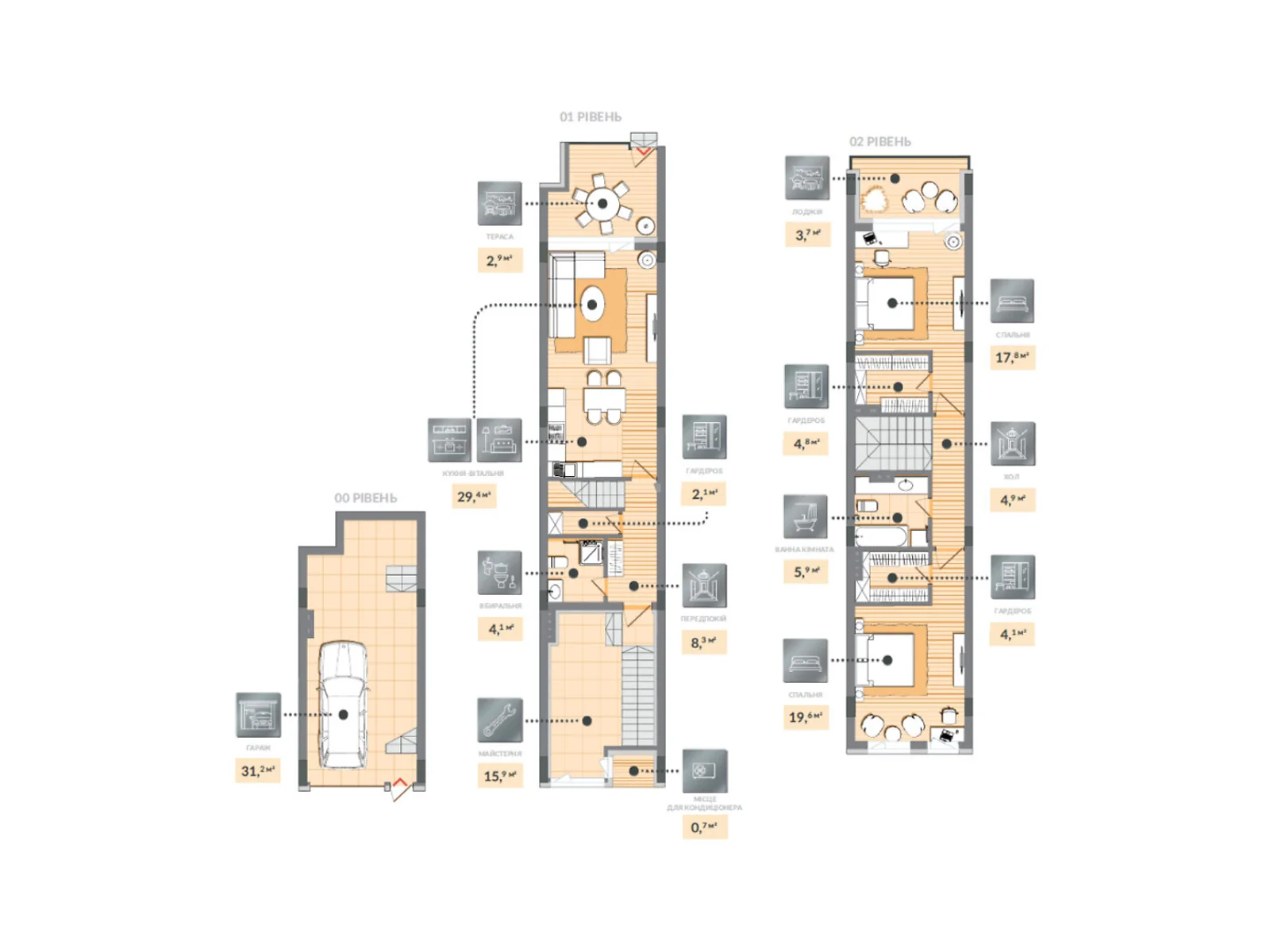 Продается 2-комнатная квартира 155.4 кв. м в Козине, пер. Казацкий, 11 - фото 1