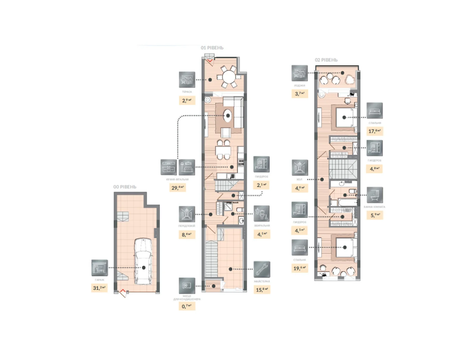 Продается 2-комнатная квартира 155.4 кв. м в Козине, пер. Казацкий, 11 - фото 1