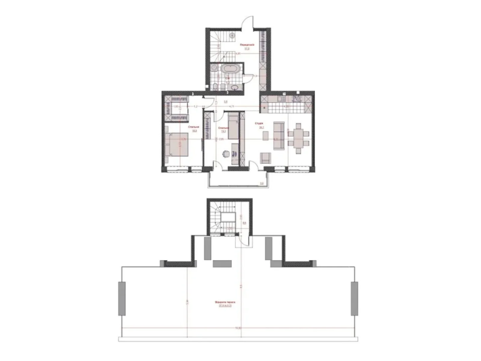 Продается 2-комнатная квартира 148 кв. м в Кременчуге, ул. Шевченко, 33 - фото 1