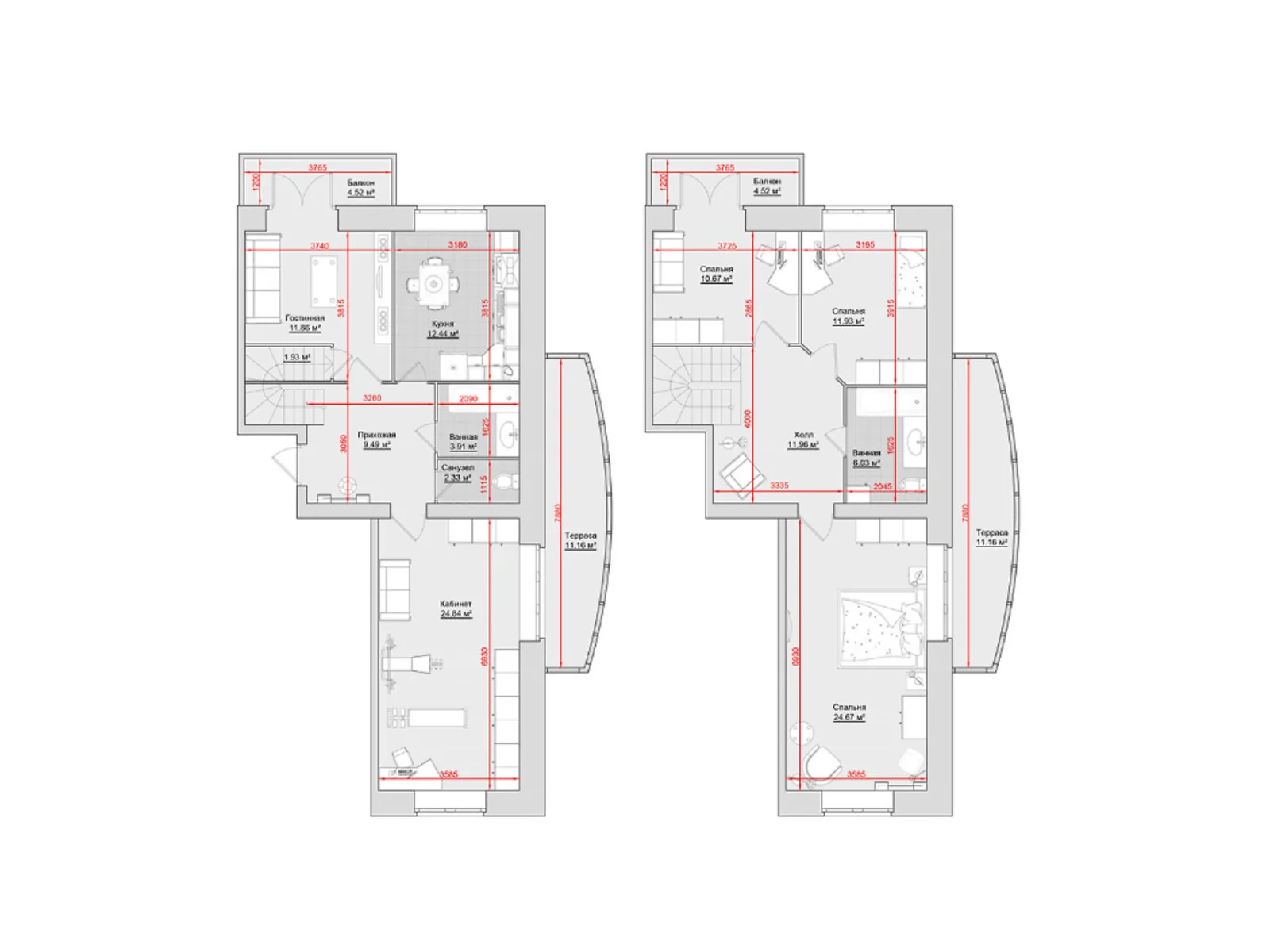 Продается 5-комнатная квартира 166 кв. м в Кременчуге, ул. Троицкая, 74