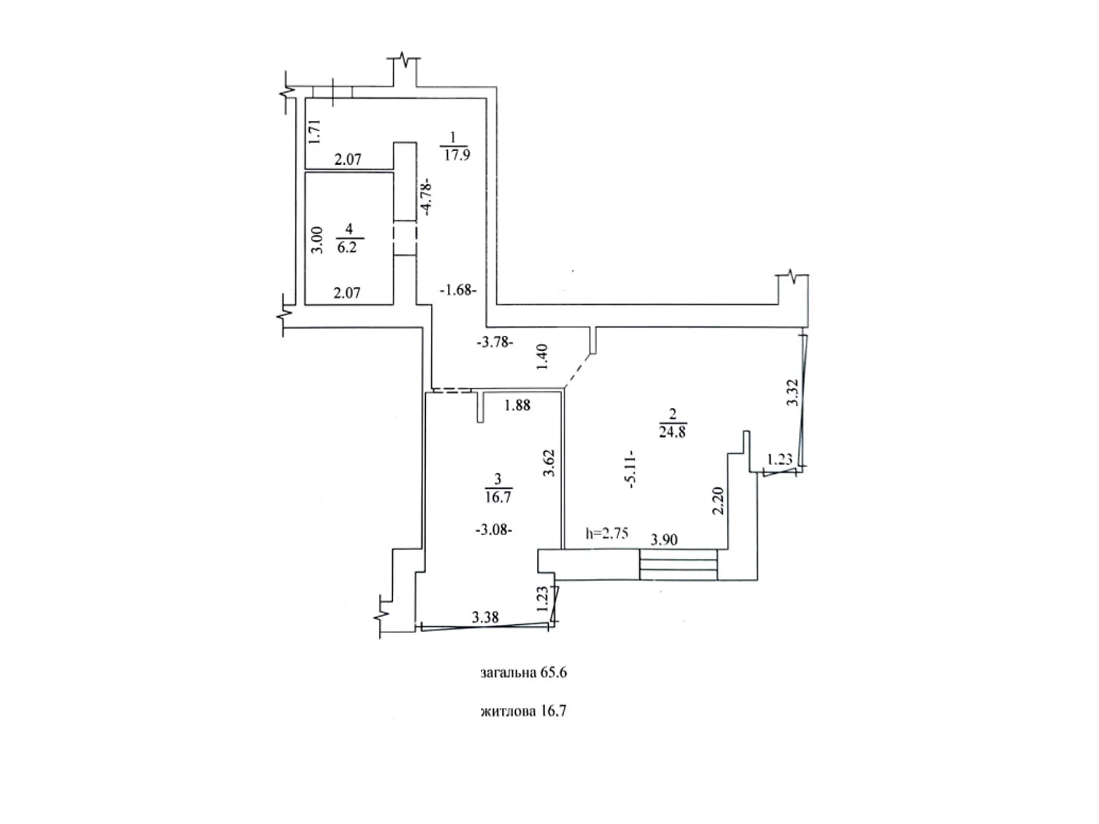 Продается 1-комнатная квартира 67 кв. м в Кременчуге, цена: 56950 $