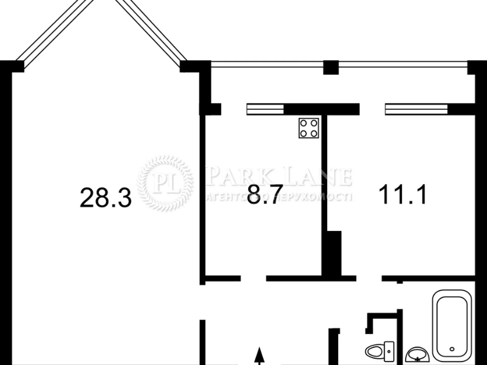 Продается 2-комнатная квартира 64.1 кв. м в Киеве - фото 2