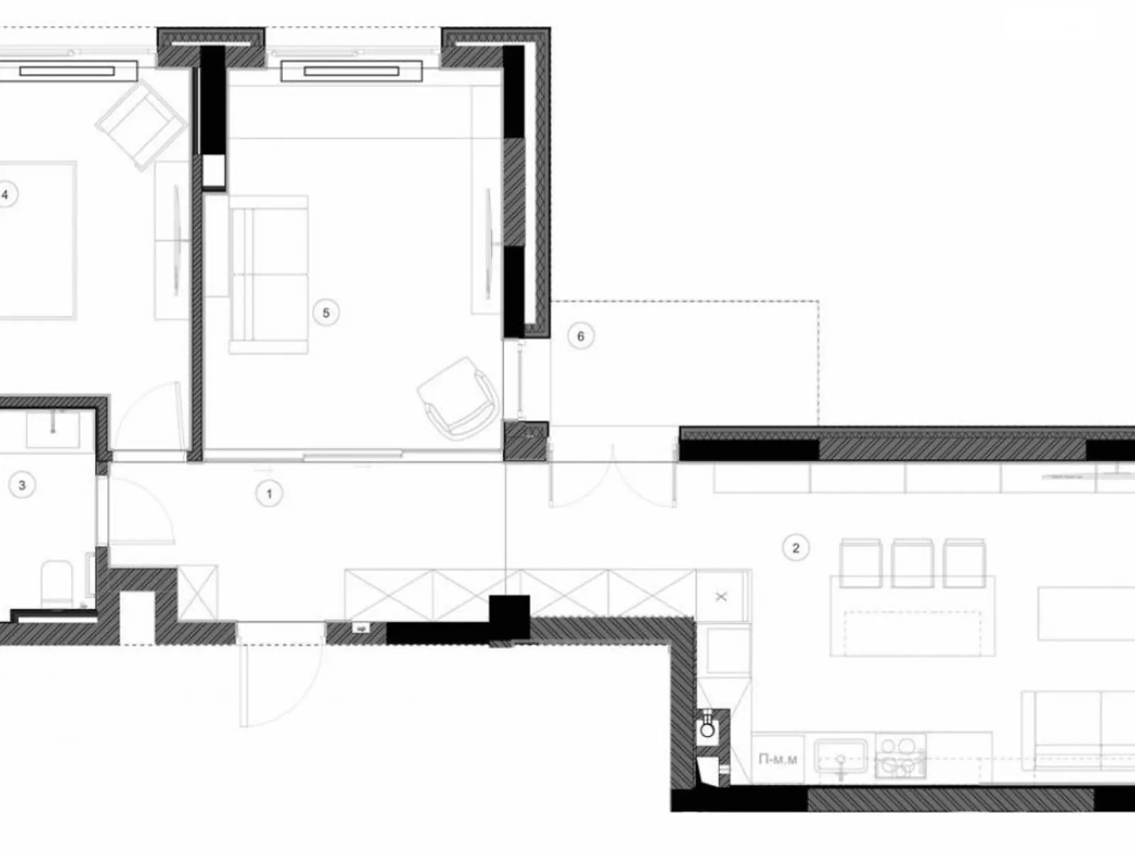 Продается 3-комнатная квартира 74 кв. м в Киеве, ул. Маккейна Джона