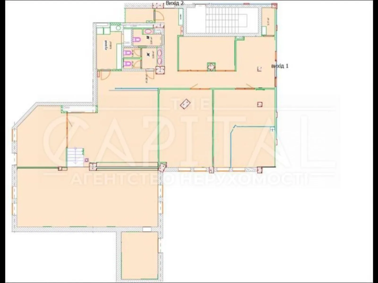 Здається в оренду офіс 336 кв. м в бізнес-центрі, цена: 6160 $