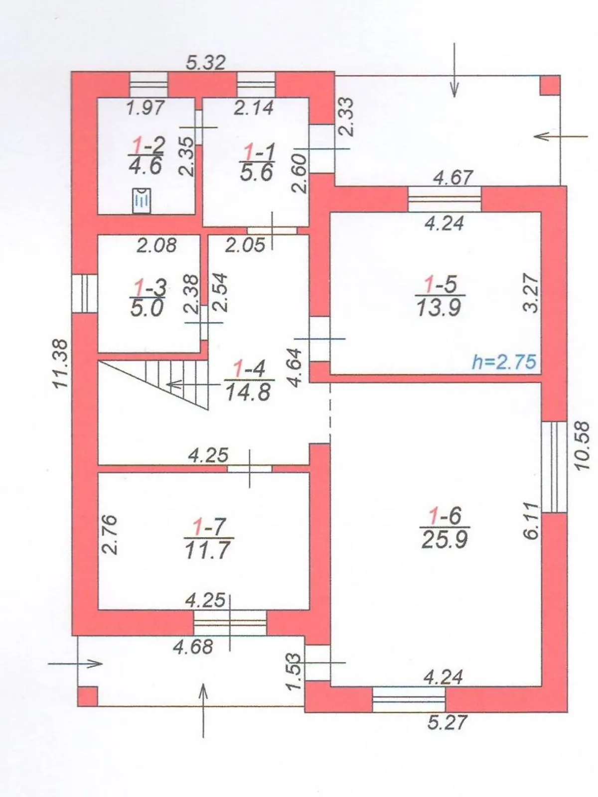 Продается дом на 2 этажа 158.8 кв. м с баней/сауной - фото 4