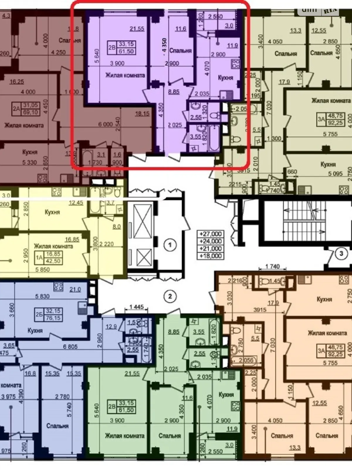 Продается 2-комнатная квартира 62 кв. м в Харькове, просп. Героев Харькова(Московский), 162 - фото 1