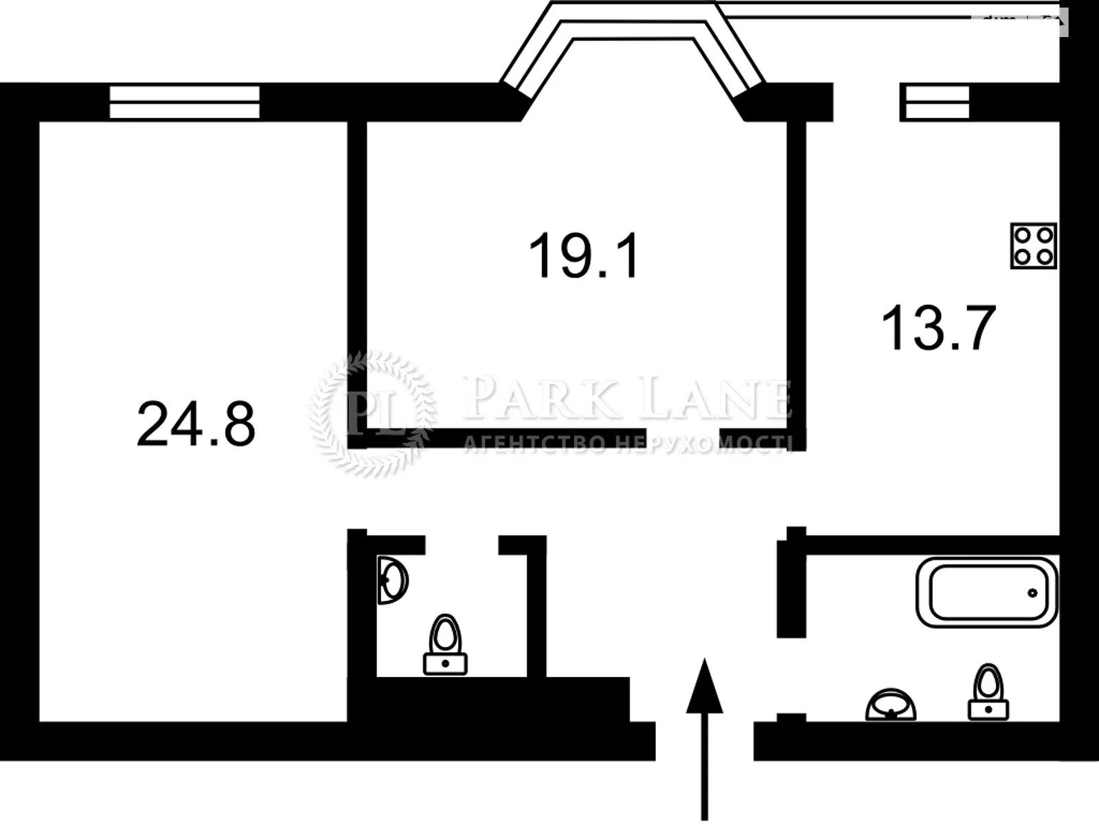 Продается 2-комнатная квартира 77 кв. м в Киеве, ул. Митрополита Василия Липковского(Урицкого), 37Б