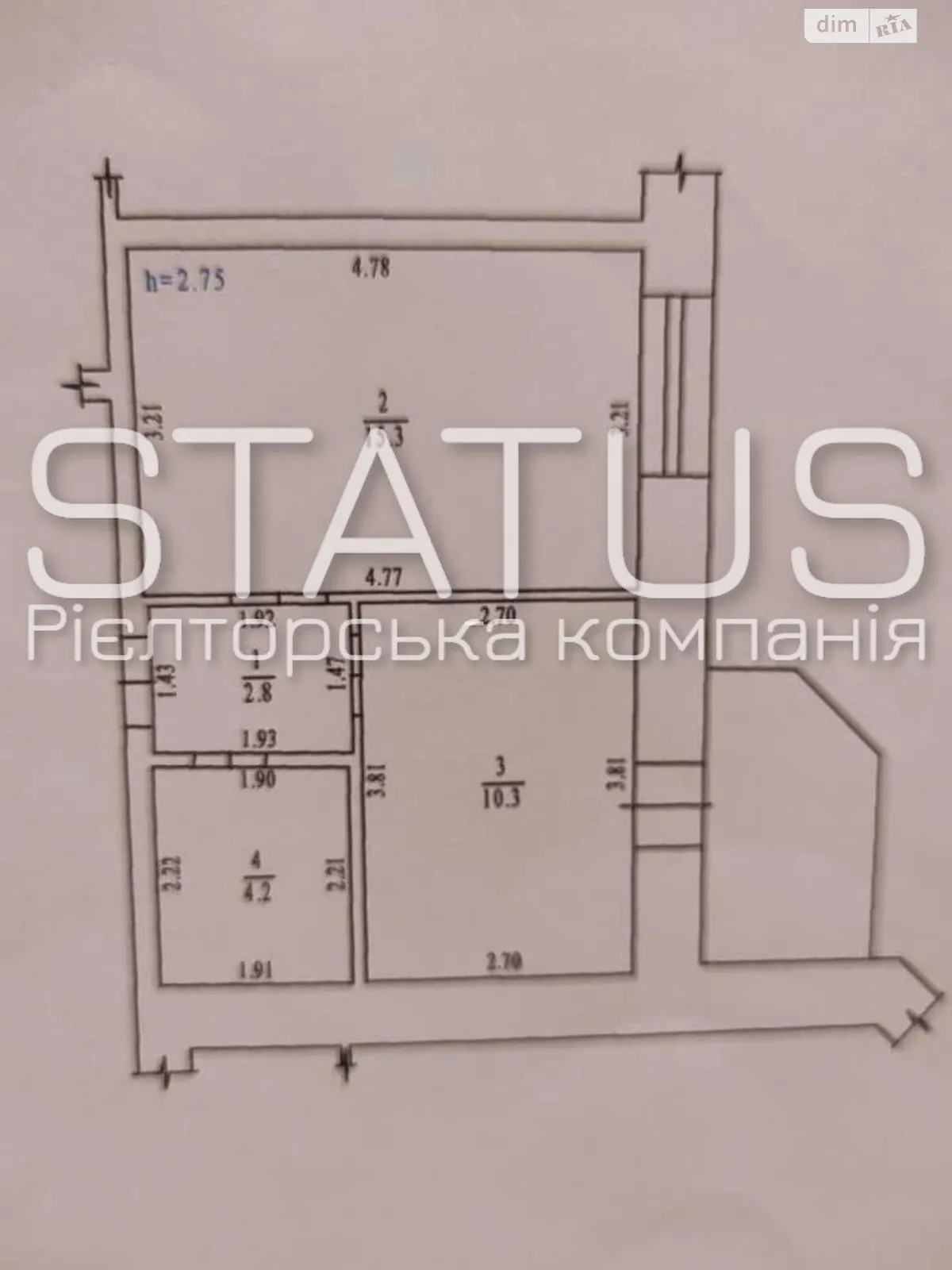 Продається 1-кімнатна квартира 38 кв. м у Полтаві, вул. Бідного Олександра