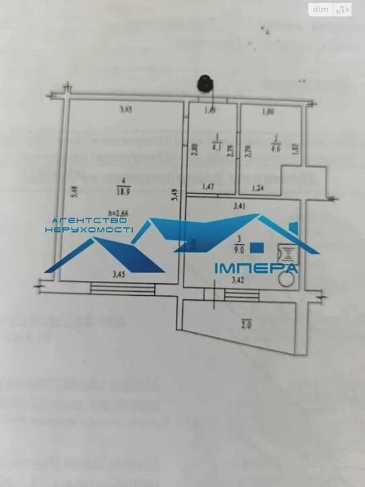 Продается 1-комнатная квартира 38 кв. м в Полтаве, ул. Коллективная