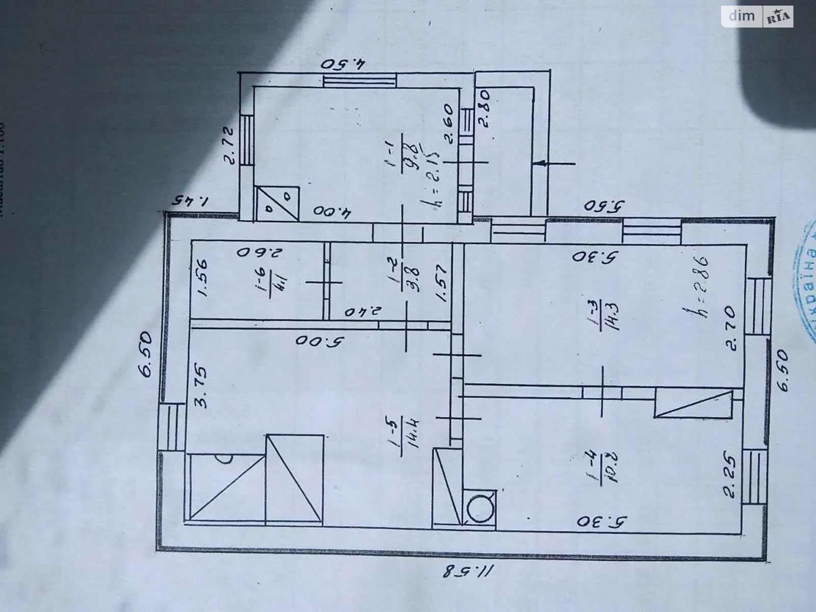 Продается одноэтажный дом 57 кв. м с верандой, цена: 12800 $