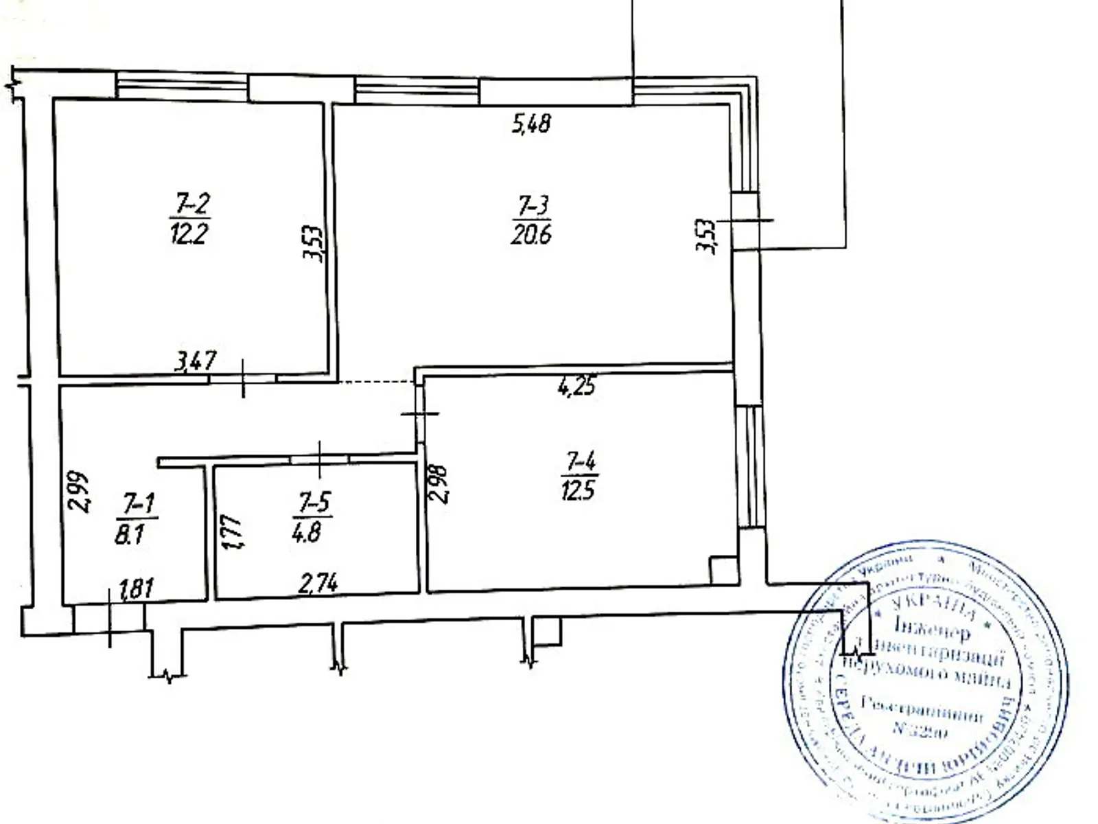 Продається 2-кімнатна квартира 60.2 кв. м у  - фото 2