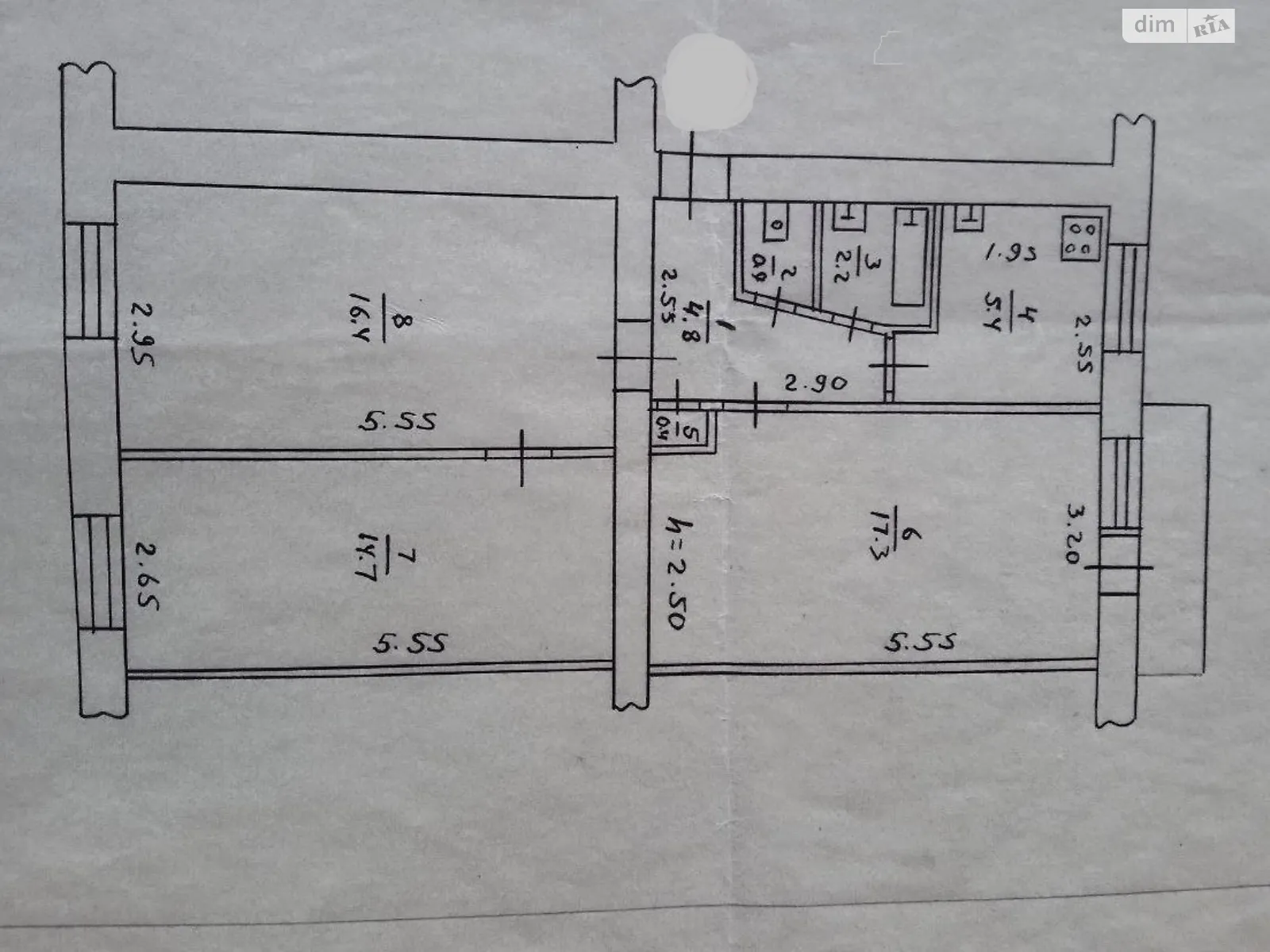 Продается 3-комнатная квартира 63 кв. м в Конотопе, цена: 22000 $