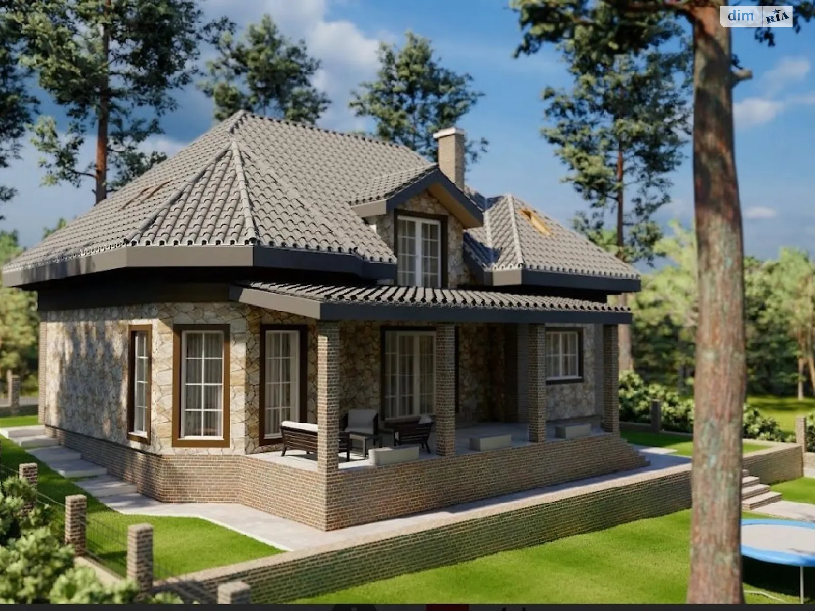 Продается дом на 2 этажа 280 кв. м с балконом, цена: 180000 $ - фото 1