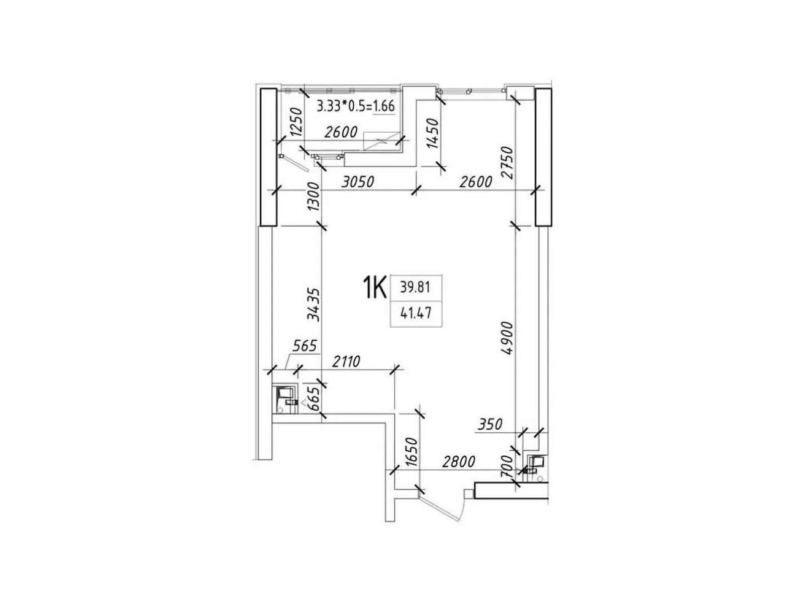 Продается 1-комнатная квартира 42 кв. м в Одессе, ул. Генуэзская, 1/1 - фото 1