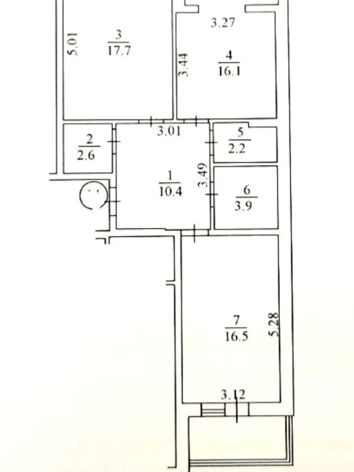 Продается 2-комнатная квартира 73 кв. м в Крюковщине, ул. Возрождения