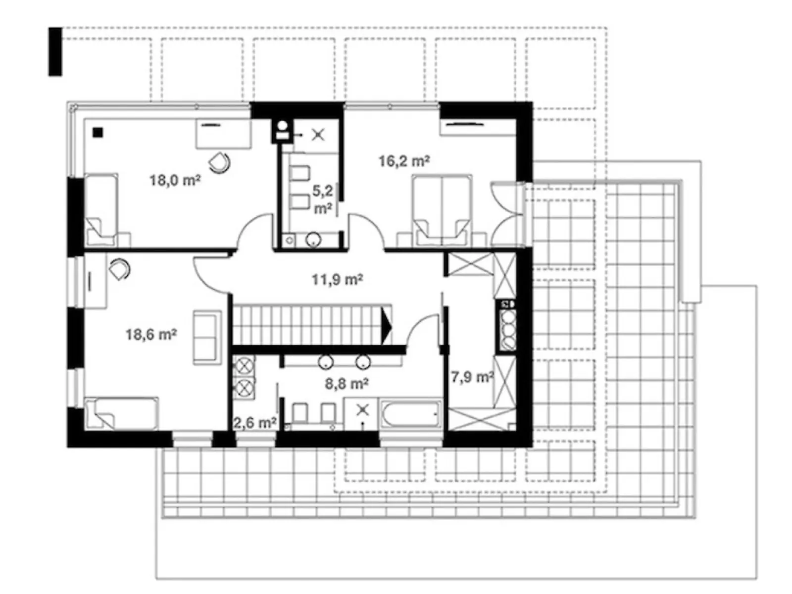 Продается дом на 2 этажа 250 кв. м с подвалом - фото 3