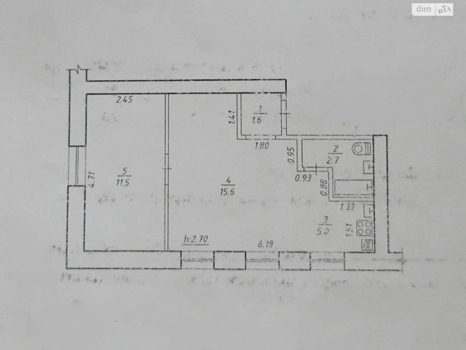 Продается 2-комнатная квартира 36.4 кв. м в Сумах - фото 1