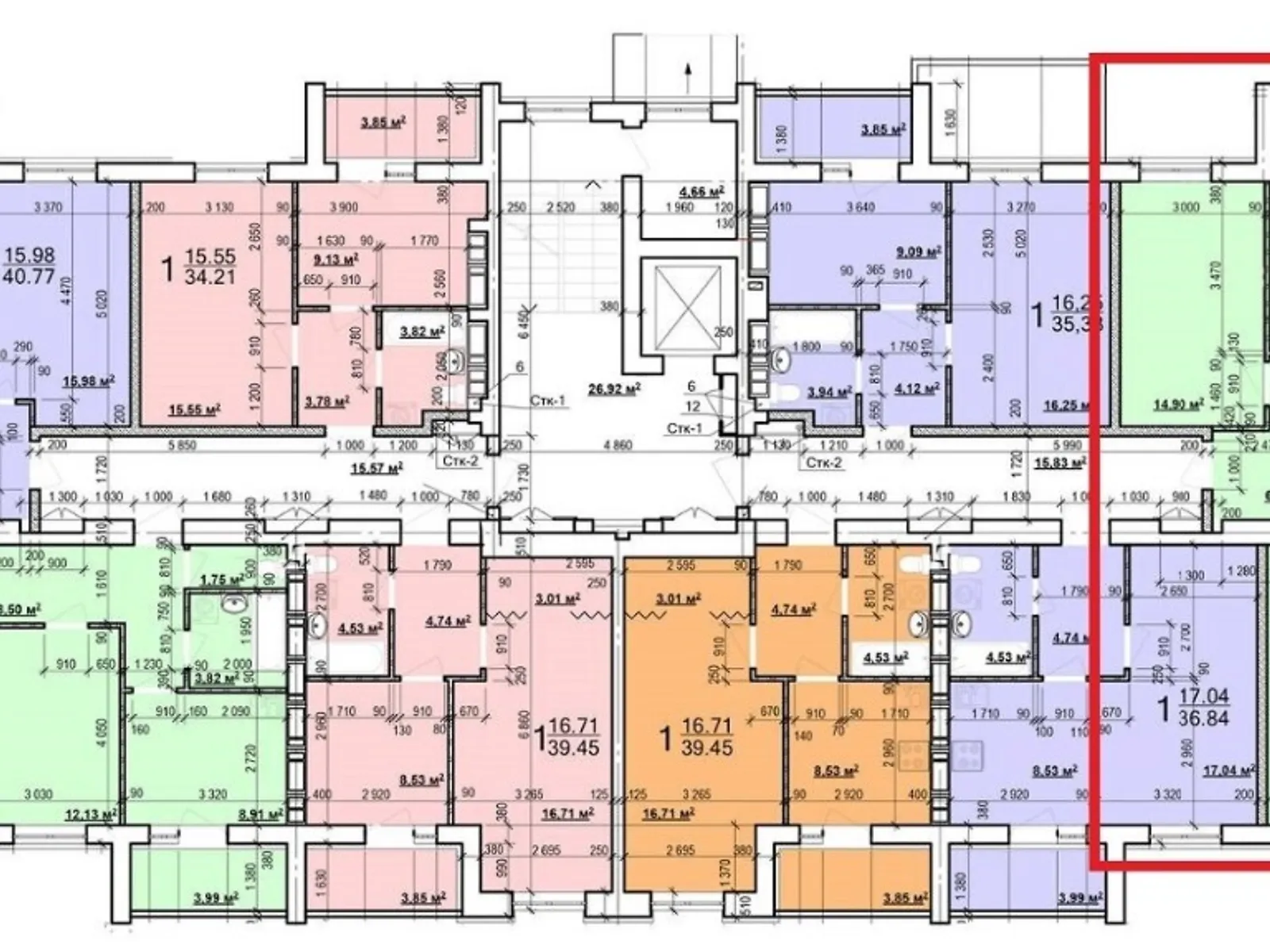 Продается 2-комнатная квартира 58 кв. м в Харькове - фото 2