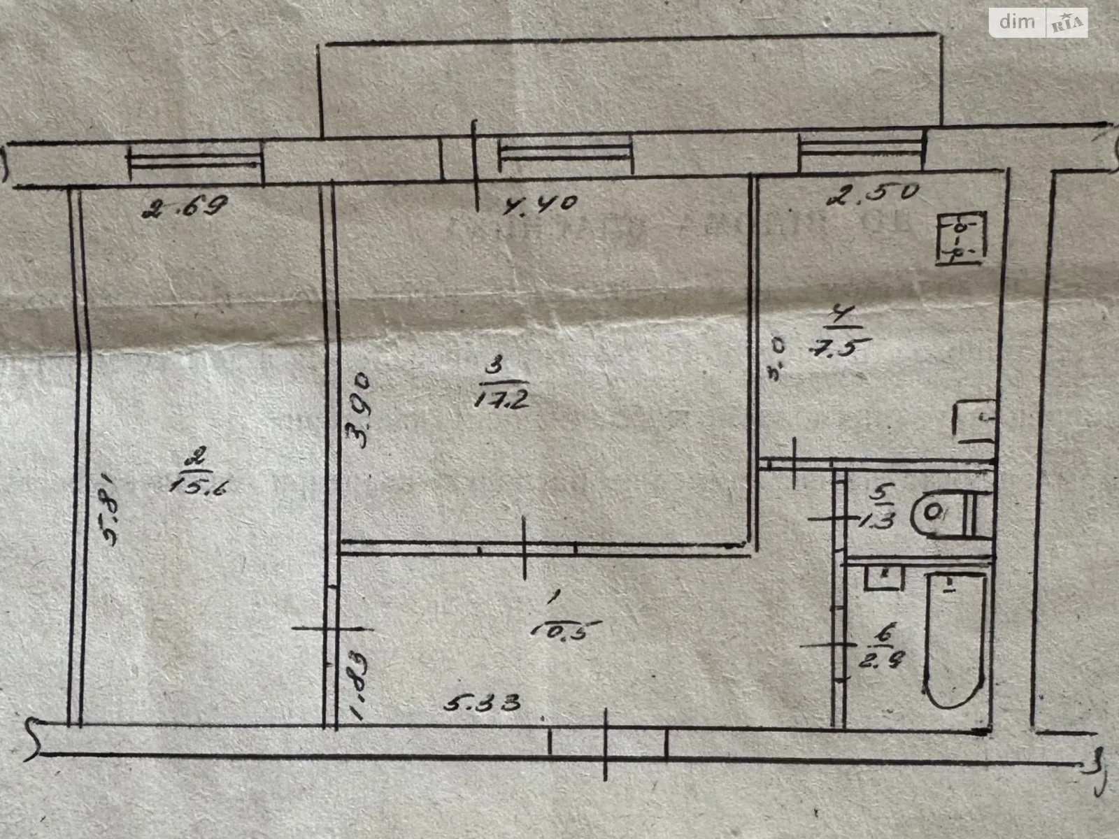 Продається 2-кімнатна квартира 57 кв. м у Черкасах, бул. Шевченка, 325 - фото 1