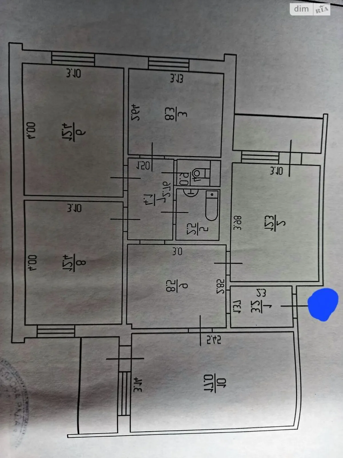 Продається 4-кімнатна квартира 84 кв. м у Кропивницькому, вул. Жадова Генерала - фото 1