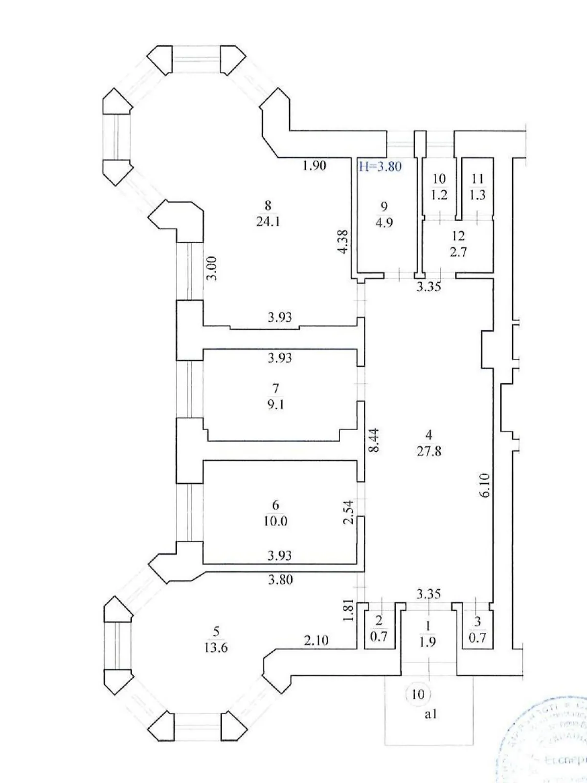 Сдается в аренду объект сферы услуг 98 кв. м в 4-этажном здании - фото 2