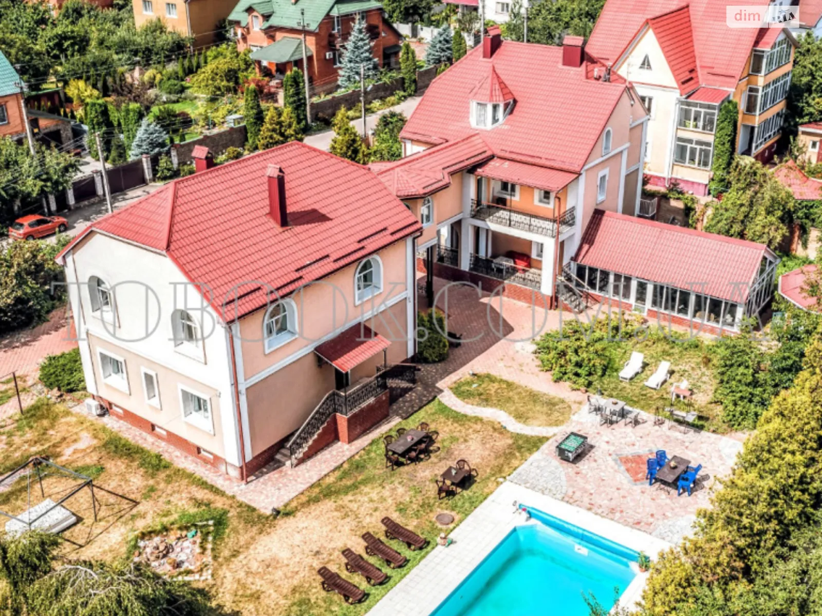 Здається в оренду одноповерховий будинок с басейном, цена: 16000 грн