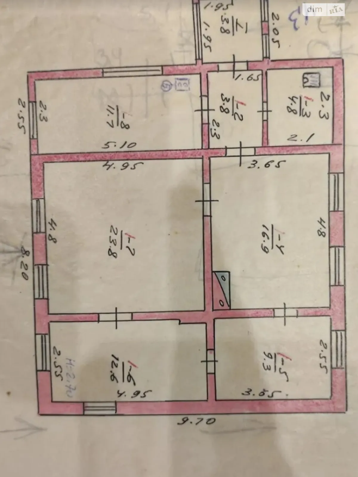 Продається одноповерховий будинок 91 кв. м с басейном - фото 3