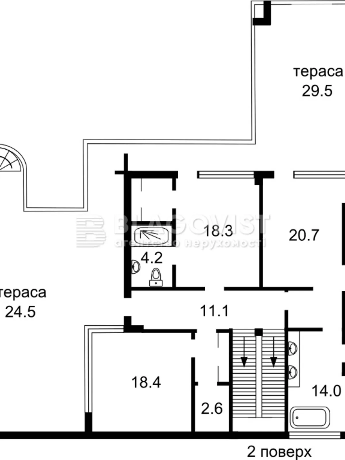 Продается дом на 2 этажа 382 кв. м с террасой - фото 2
