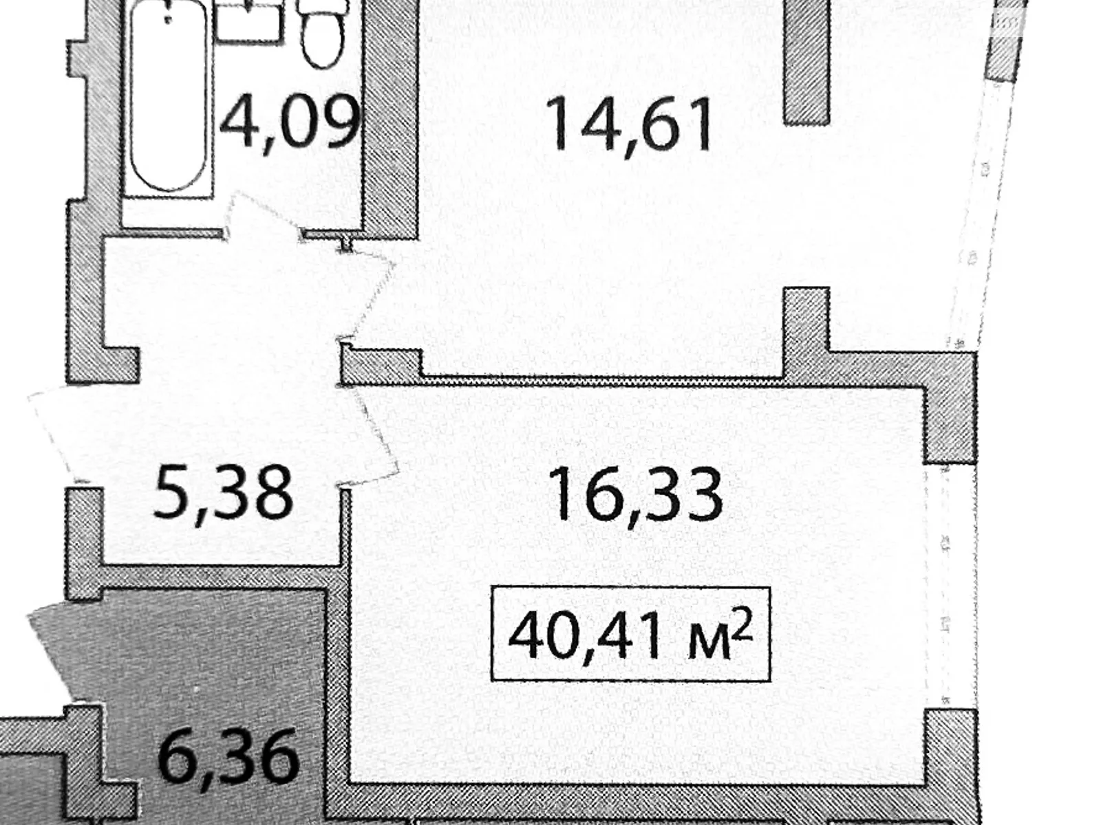 Продается 1-комнатная квартира 40 кв. м в Виннице, ул. Евгения Пикуса, 14