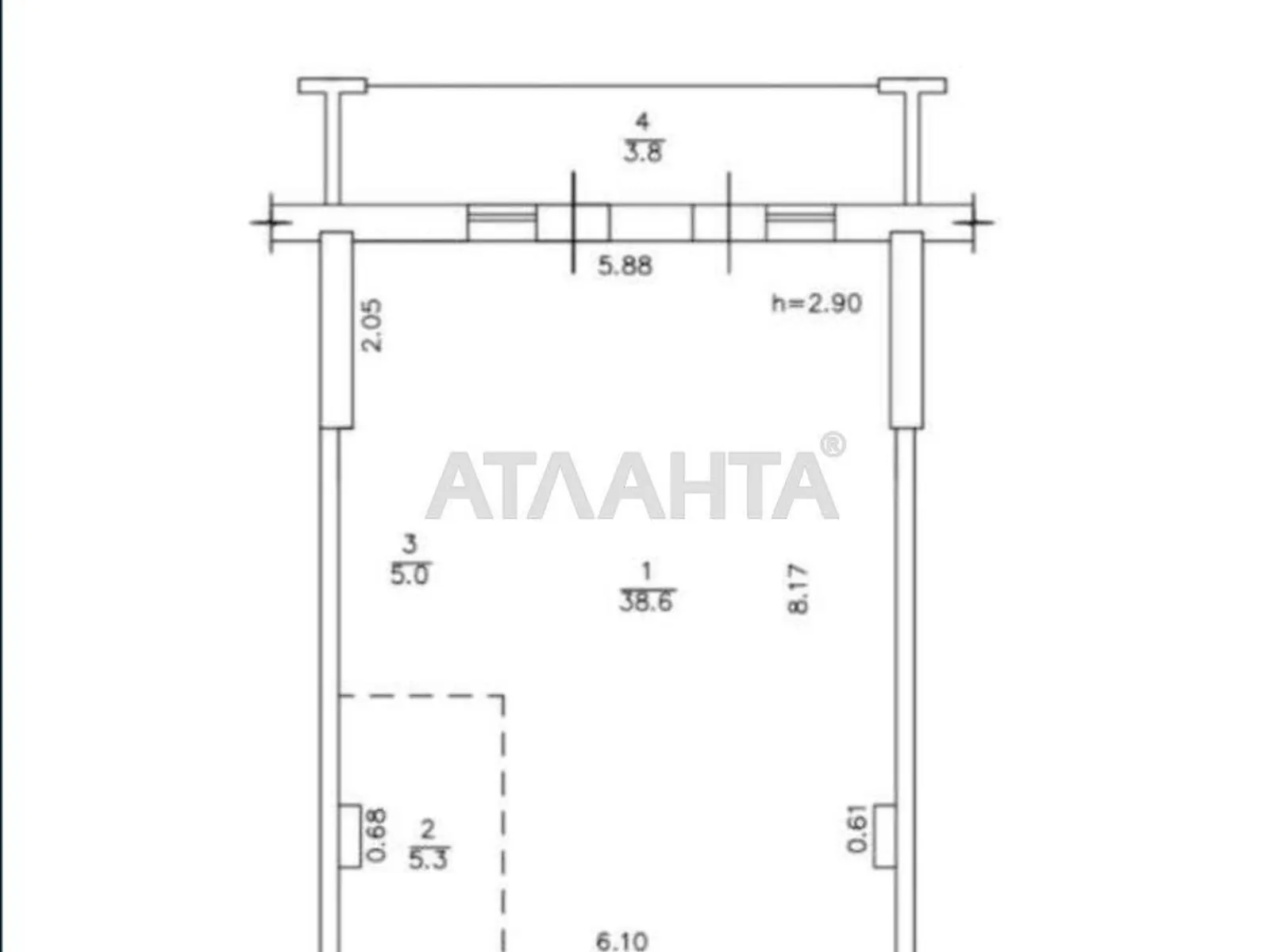 Продается 1-комнатная квартира 53 кв. м в Одессе, ул. Генуэзская - фото 1