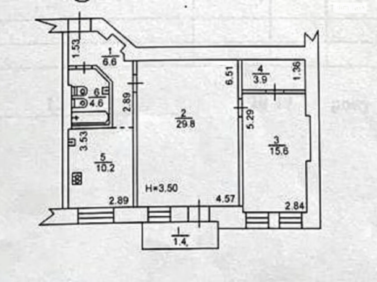 Продается 2-комнатная квартира 72 кв. м в Киеве, ул. Большая Васильковская, 97