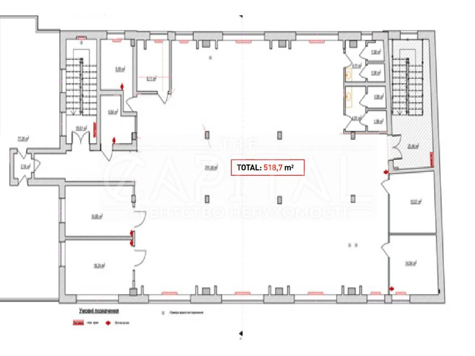 Сдается в аренду офис 519 кв. м в бизнес-центре, цена: 6228 $ - фото 1