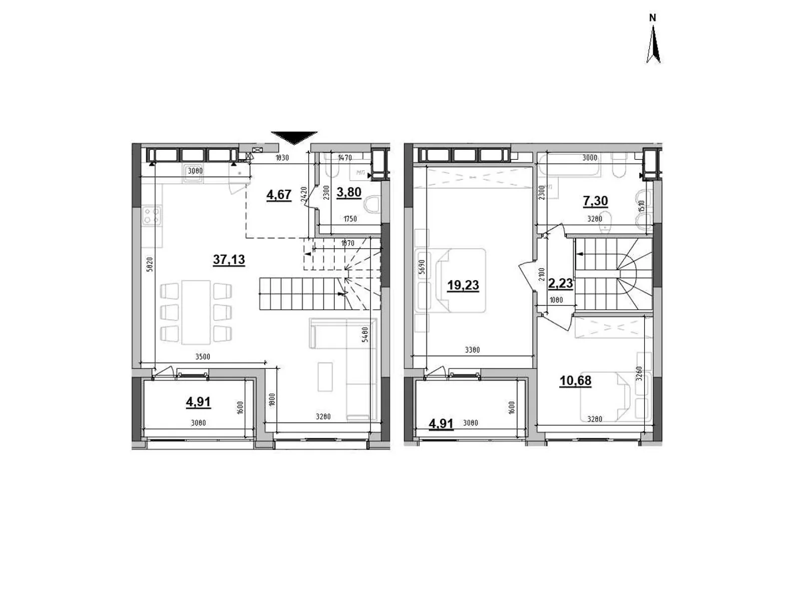 Продається 2-кімнатна квартира 94.86 кв. м у Києві, цена: 235047 $ - фото 1
