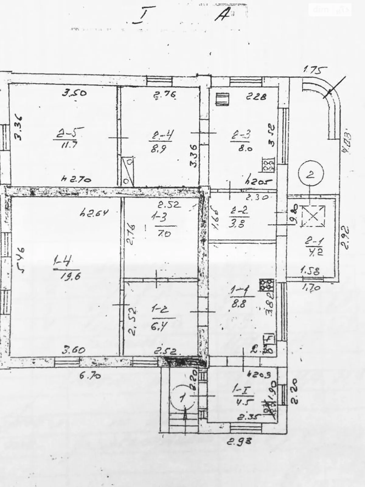 Продается часть дома 34 кв. м с баней/сауной, цена: 55000 $ - фото 1