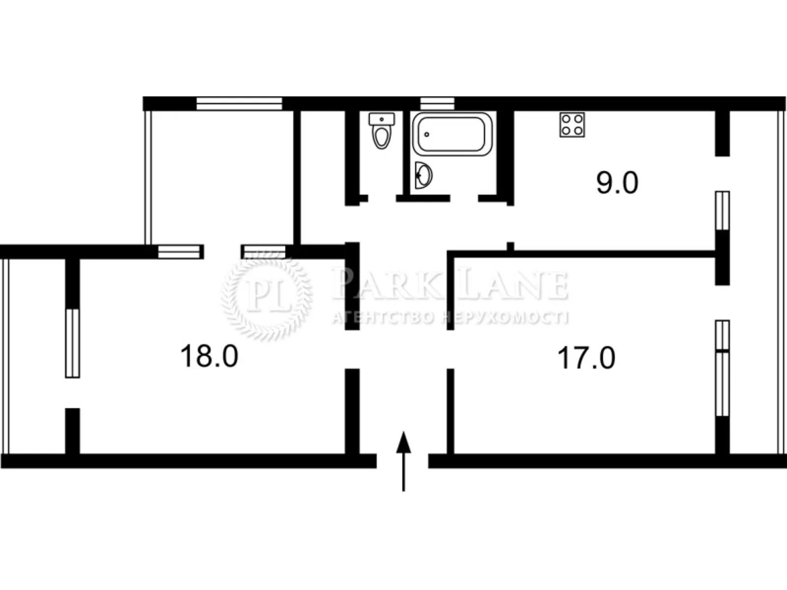 Сдается в аренду 2-комнатная квартира 75 кв. м в Киеве, ул. Заплавная(Красноармейская (Бортничи)), 80 - фото 1