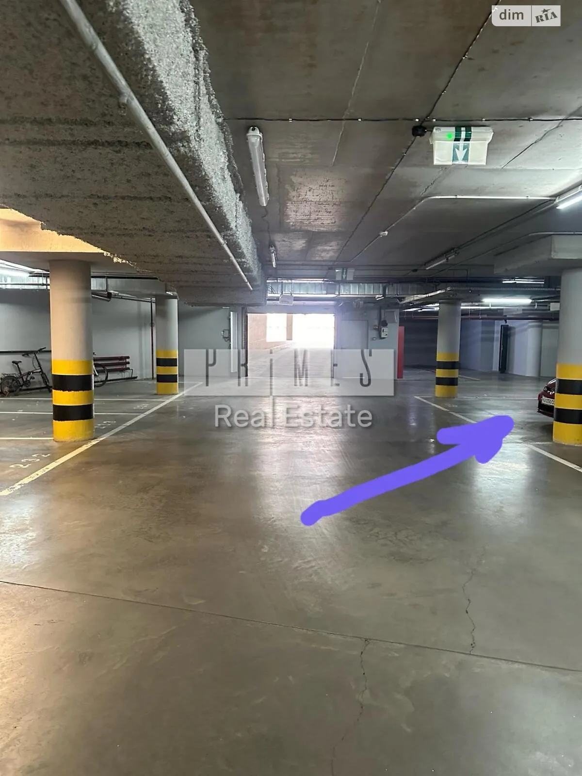 Продается подземный паркинг под легковое авто на 18.2 кв. м - фото 2