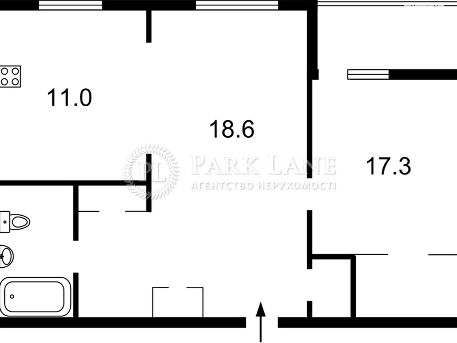 Продается 2-комнатная квартира 62.8 кв. м в Киеве, ул. Михаила Донца, 2А - фото 1