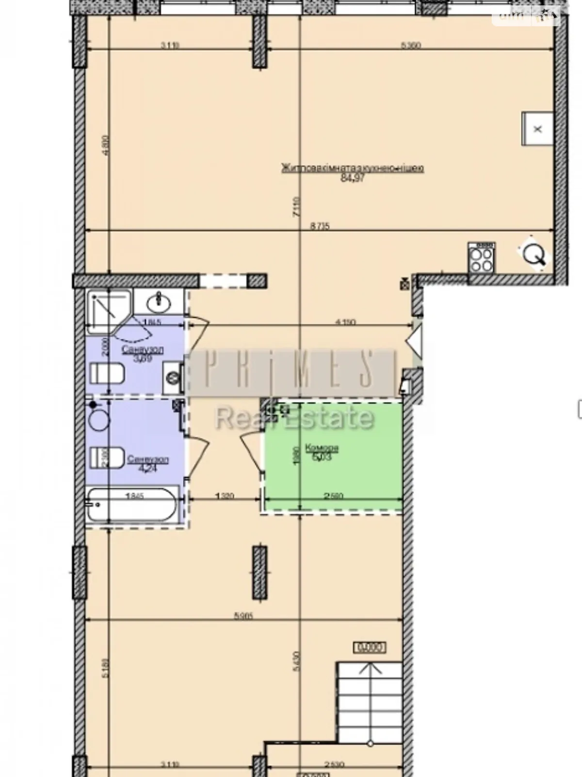 Продается помещения свободного назначения 154 кв. м в 9-этажном здании - фото 3